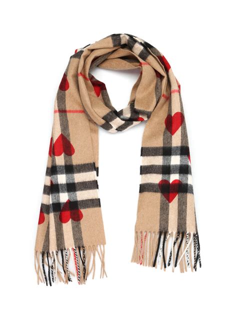 burberry schal herzen schwarz|burberry scarves women's.